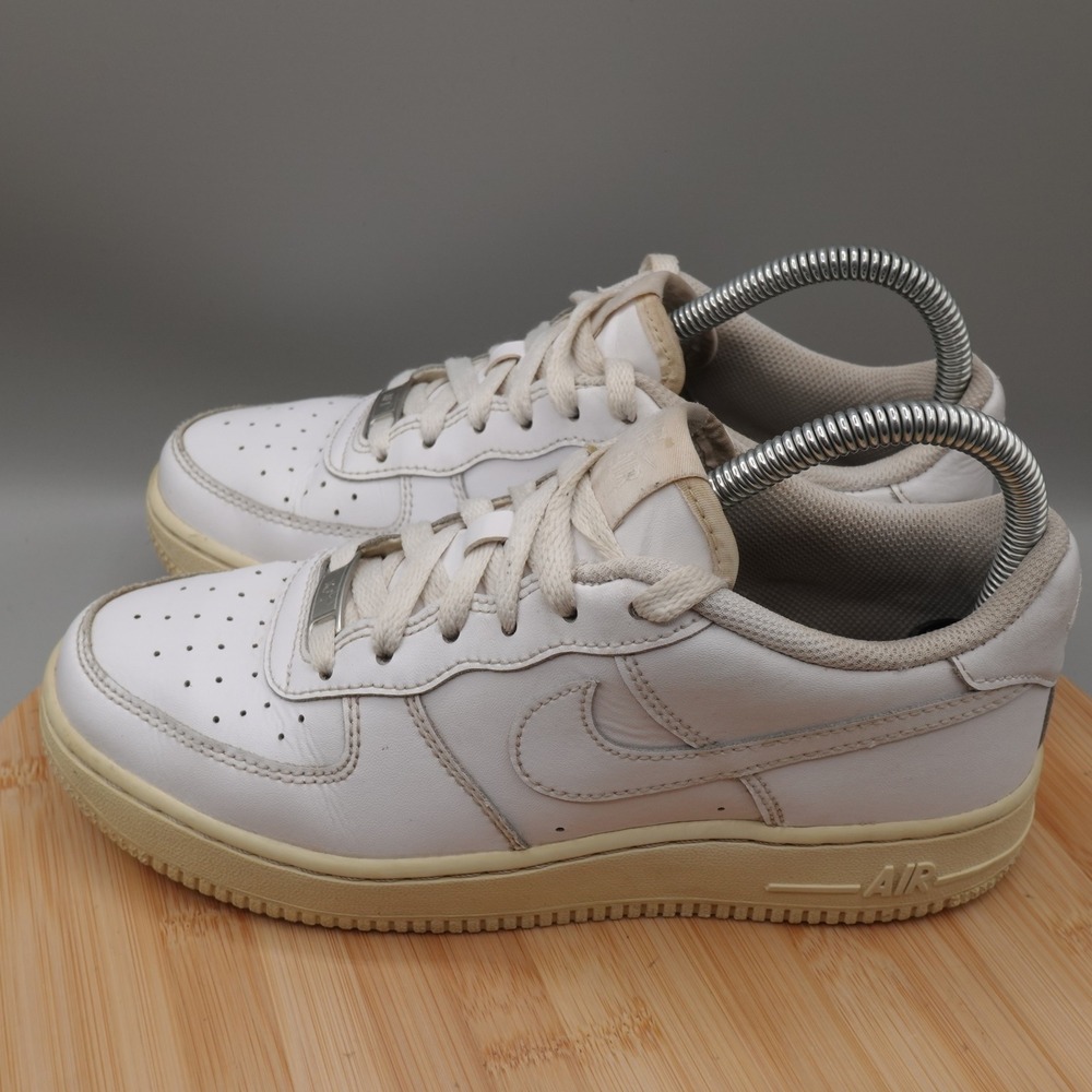 Nike Shoes 5Y Womens 6.5 Air Force 1 Low White Leather Sneakers  314192-117